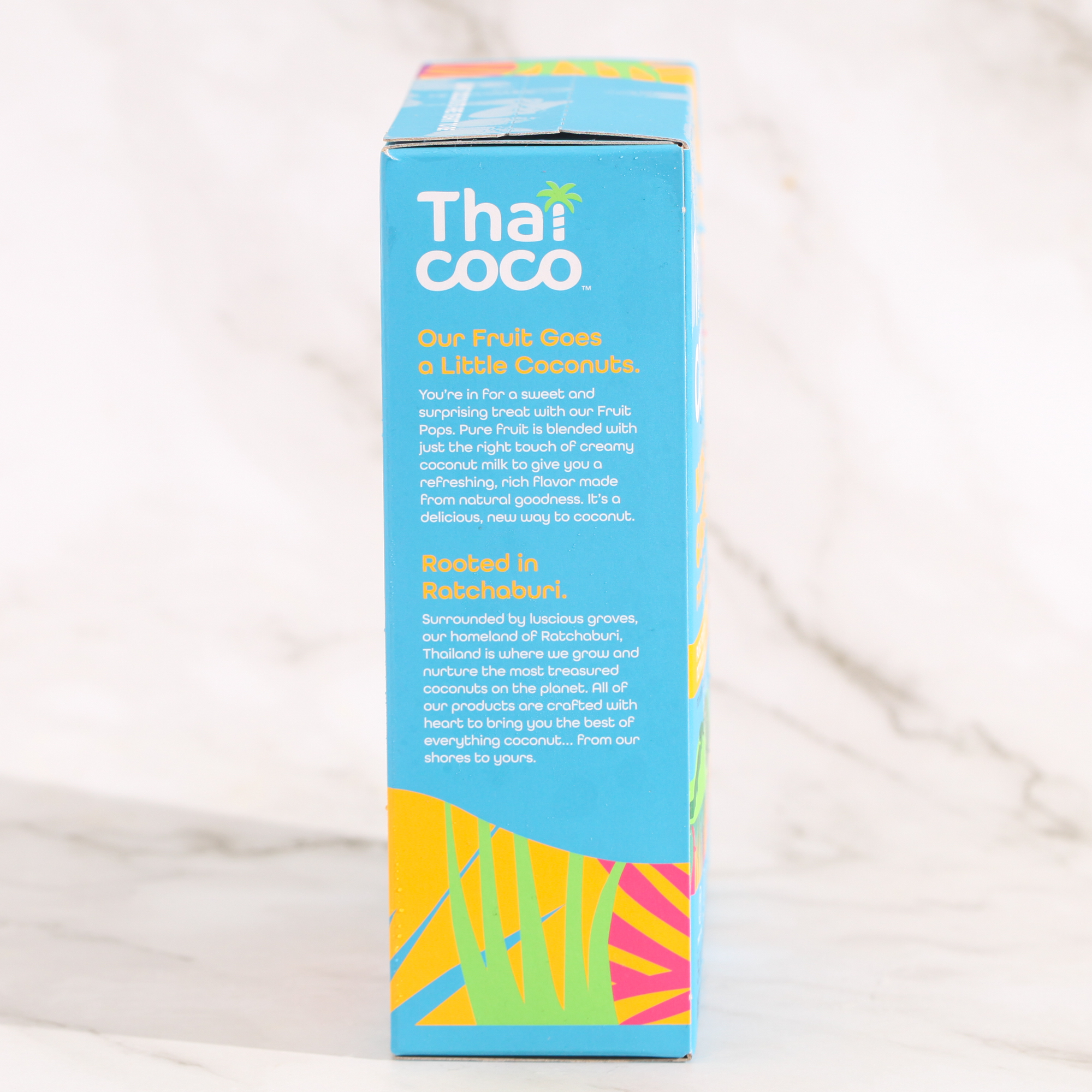 Frozen Mango Coconut Pops - Thai Coco